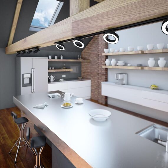 Elektrostandard a056374 85079/01 Светильник потолочный светодиодный Spila черный 12W 4200K, изображение 7