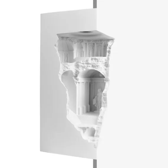 LOFT IT 10355D Гипсовый встраиваемый светильник под покраску Antique