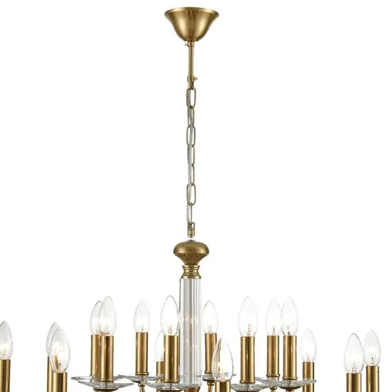 LUMION 8033/16 CLASSI LN25 16 медь, металл/стекло Люстра подвесная Е14 16*40W 220V INCANTO, изображение 5