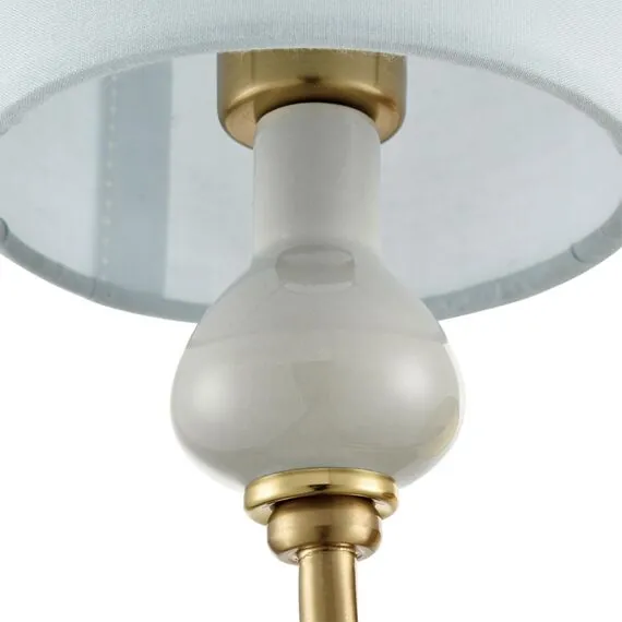 LUMION 6590/1W CLASSI LN25 57 латунь/мятный зеленый, металл, керамика/текстиль Бра E14 1*40W 220V ANRI, изображение 6