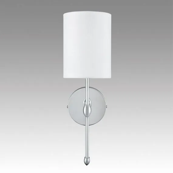 LUMION 6589/1W CLASSI LN25 60 хром/белый, металл/текстиль Бра E14 1*40W 220V LATTI, изображение 3