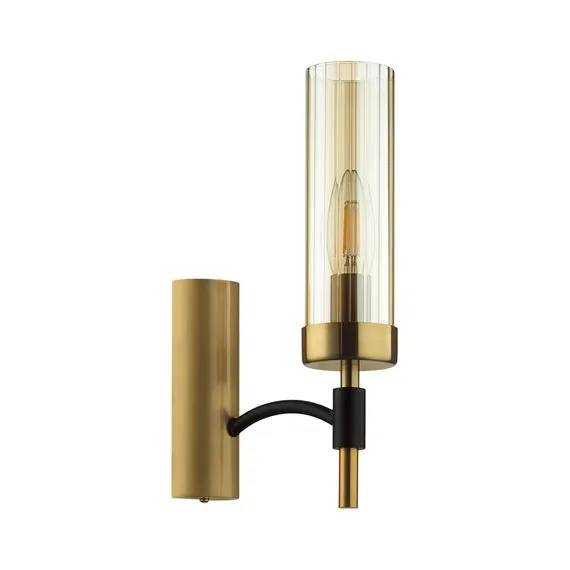 LUMION 6538/1W CLASSI LN23 34 чёрный, латунь Бра E14 1*40W 220V SHARON