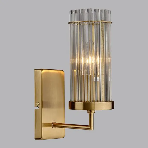 LUMION 6527/1W CLASSI LN23 32 латунь Бра E14 1*40W 220V ELLOW, изображение 3