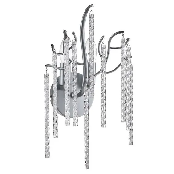 LUMION 6521/2W CLASSI LN23 44 серебристый Бра E14 2*40W 220V MISS