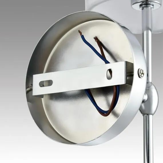 LUMION 6589/1W CLASSI LN25 60 хром/белый, металл/текстиль Бра E14 1*40W 220V LATTI, изображение 5