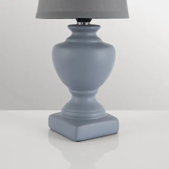 LUMION 8164/1T CLASSI LN25 000 серый, керамика/текстиль Настольная лампа E14 1*40W 220V BIANKA, изображение 6