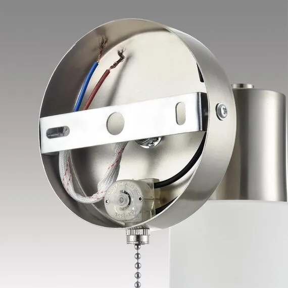 LUMION 8099/1W COMFI LN25 76 никель/белый металл/стекло Бра Е14 1*40W 220V MAVE, изображение 6