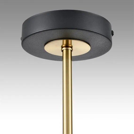 LUMION 8240/8C COMFI LN25 197 черный/латунь, металл/акрил Люстра потолочная LED GX53 8*7W 220V LANIKA, изображение 10