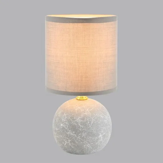 LUMION 8165/1T COUNTY LN25 000 серый, керамика/текстиль Настольная лампа E14 1*40W 220V VILANA, изображение 4