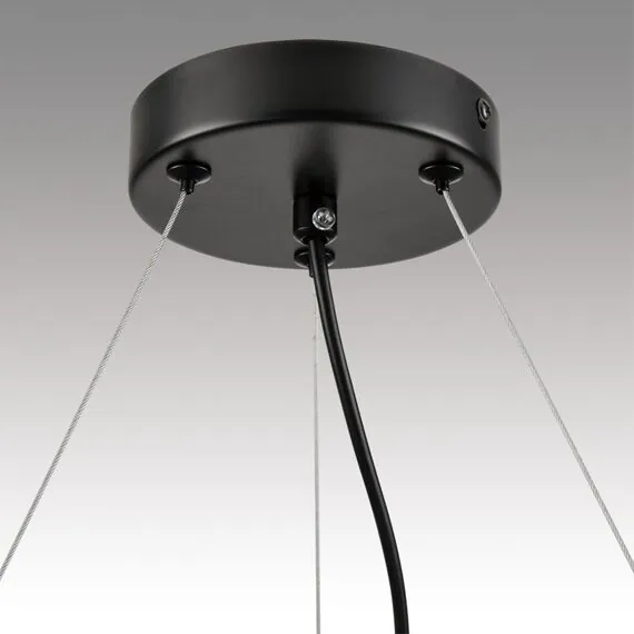 LUMION 8232/6 COMFI LN25 193 черный/прозрачный, металл/стекло Светильник подвесной LED GX70 6*10W 220V NATALINA, изображение 7