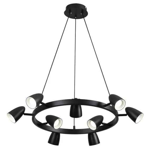 LUMION 8237/9 COMFI LN25 210 черный, металл Светильник подвесной GU10 LED 9*7W 220V ILMINA, изображение 5