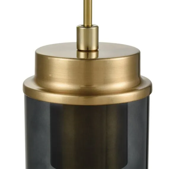 LUMION 8101/1A COMFI LN25 325 черный/бронза металл/стекло Подвес Е14 1*40W 220V ISHA, изображение 3