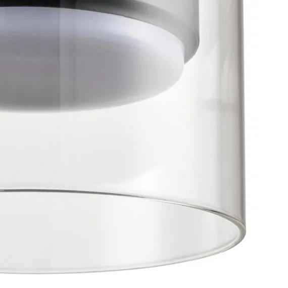 LUMION 8232/1 COMFI LN25 193 черный/прозрачный, металл/стекло Подвес LED GX70 1*10W 220V NATALINA, изображение 7