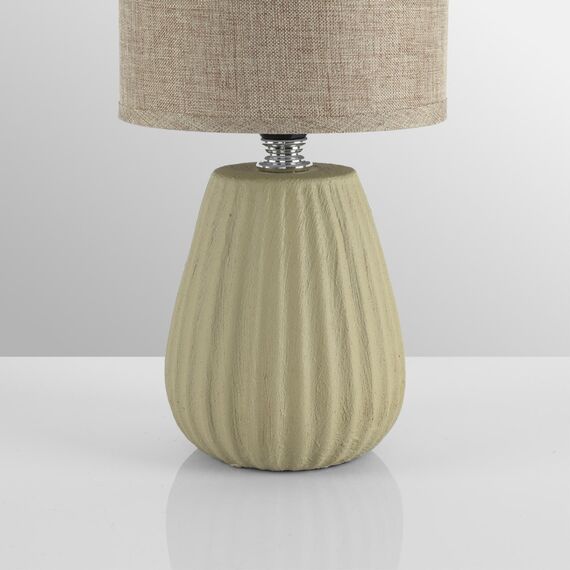 LUMION 8160/1T COUNTY LN25 000 бежевый, керамика/текстиль Настольная лампа E14 1*40W 220V ASELA, изображение 6