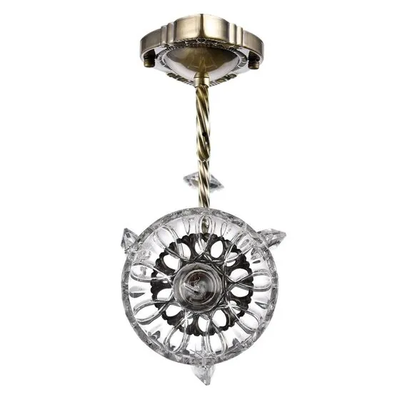 LUMION 8190/1W CLASSI LN25 24 античная бронза, металл/хрусталь Бра E14 1*40W 220V LINN, изображение 5