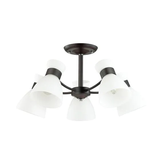 LUMION 4534/5C COMFI LN21 82 черный Люстра потолочная E27 5*60W 220V WILMA