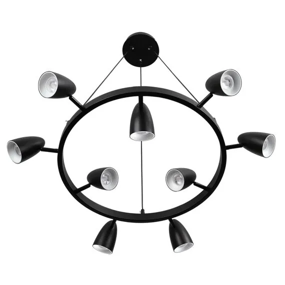 LUMION 8237/9 COMFI LN25 210 черный, металл Светильник подвесной GU10 LED 9*7W 220V ILMINA, изображение 3