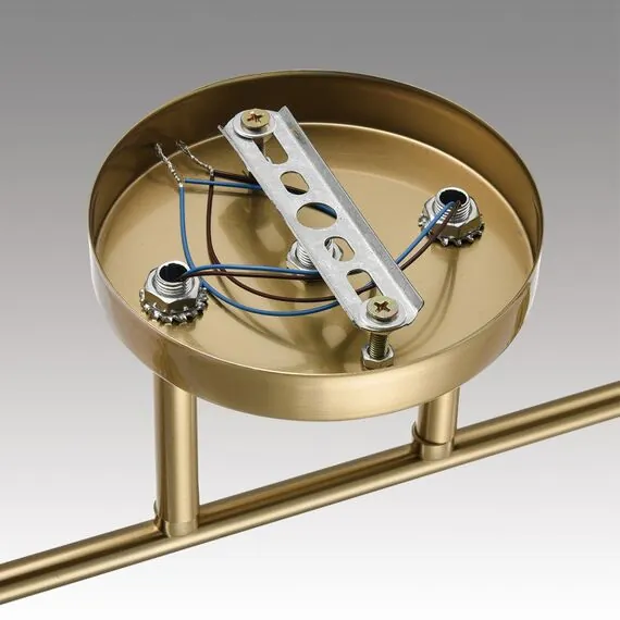 LUMION 8188/2C COMFI LN25 190 латунь/прозрачный, металл/стекло Потолочный светильник E14 2*40W 220V VIVIAN, изображение 7