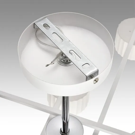 LUMION 8241/8C COMFI LN25 202 белый/хром, металл Люстра потолочная LED GX53 8*7W 220V KARINA, изображение 8