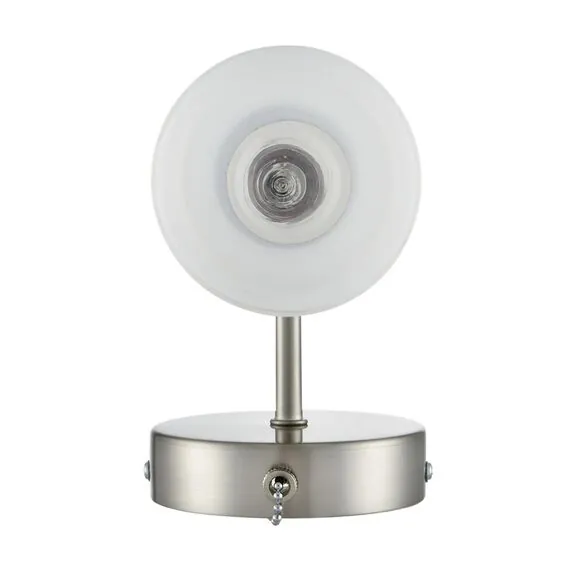 LUMION 8099/1W COMFI LN25 76 никель/белый металл/стекло Бра Е14 1*40W 220V MAVE, изображение 4