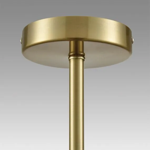 LUMION 8046/6C CLASSI LN25 77 латунь/прозрачное стекло Люстра потолочная Е14 6*40W 220V AURICA, изображение 9