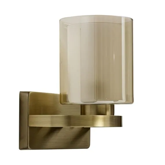 LUMION 6524/1W COUNTY LN23 39 античная латунь Бра E27 1*60W 220V RIVERLY