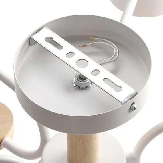 LUMION 8231/6C COMFI LN25 262 белый, металл/дерево/пластик Светильник потолочный LED GX53 6*9W 220V RONDO, изображение 7