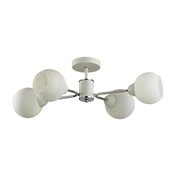 LUMION 5645/4C COMFI LN23  белый, хром Люстра потолочная E27 4*60W 220V KODI