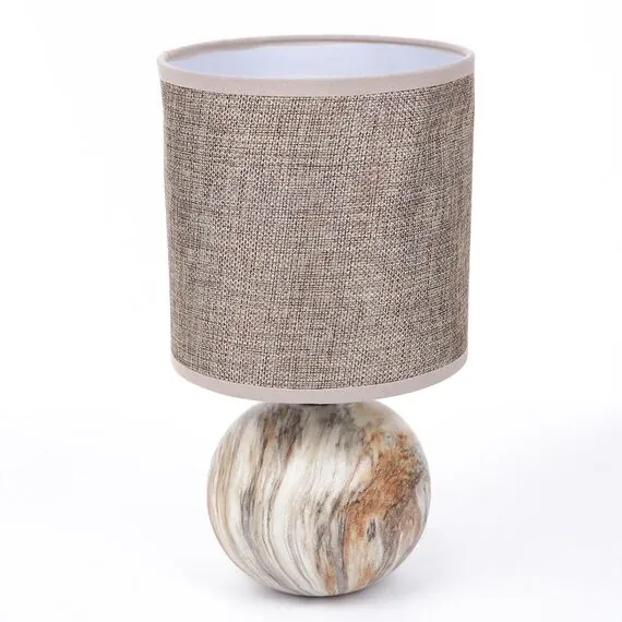 LUMION 8229/1T CLASSI LN25 382 бежевый, керамика/текстиль Настольная лампа E14 1*40W 220V KOHALA