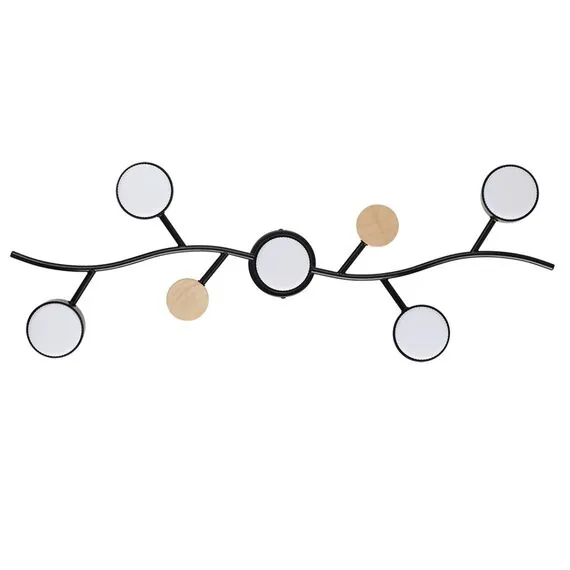 LUMION 8194/5C COMFI LN25 261 черный, металл/дерево/пластик Потолочный светильник LED GX53 5*9W 220V CRYPTO, изображение 4