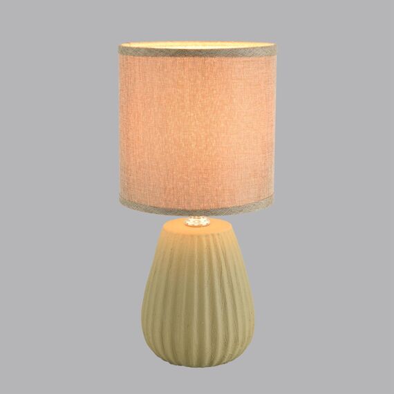 LUMION 8160/1T COUNTY LN25 000 бежевый, керамика/текстиль Настольная лампа E14 1*40W 220V ASELA, изображение 4