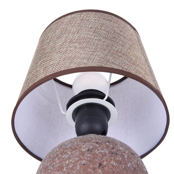 LUMION 8213/1T CLASSI LN25 000 коричневый, керамика/текстиль Настольная лампа Е27 1*60W 220V TAREKA, изображение 3