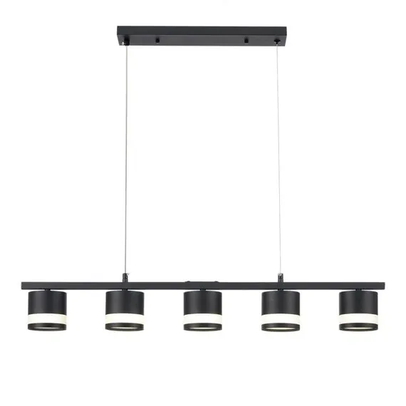 LUMION 8240/5 COMFI LN25 198 черный, металл/акрил Светильник подвесной LED GX53 5*7W 220V LANIKA, изображение 4