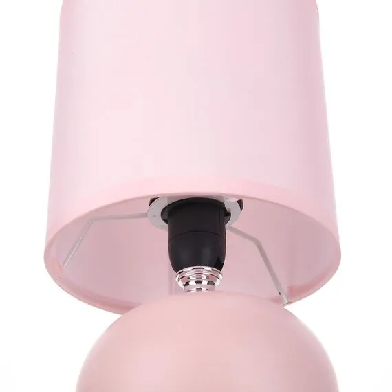 LUMION 8225/1T CLASSI LN25 383 розовый, керамика/текстиль Настольная лампа E14 1*40W 220V OCTAVIA, изображение 3