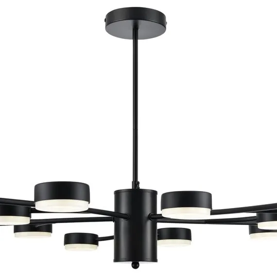 LUMION 8117/15 COMFI LN25 195 черный, металл Люстра LED GX53 15*7W 220V TORINA, изображение 4