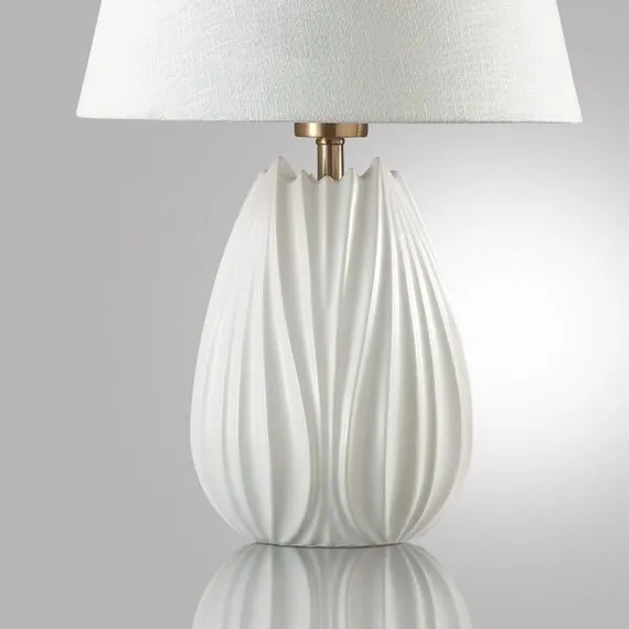 LUMION 8121/1T COMFI LN25 375 белый, керамика/текстиль Настольная лампа E27 1*60W 220V SONA, изображение 6