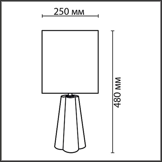 LUMION 8124/1T COMFI LN25 376 черный, керамика/текстиль Настольная лампа E27 1*60W 220V HINAMI, изображение 2