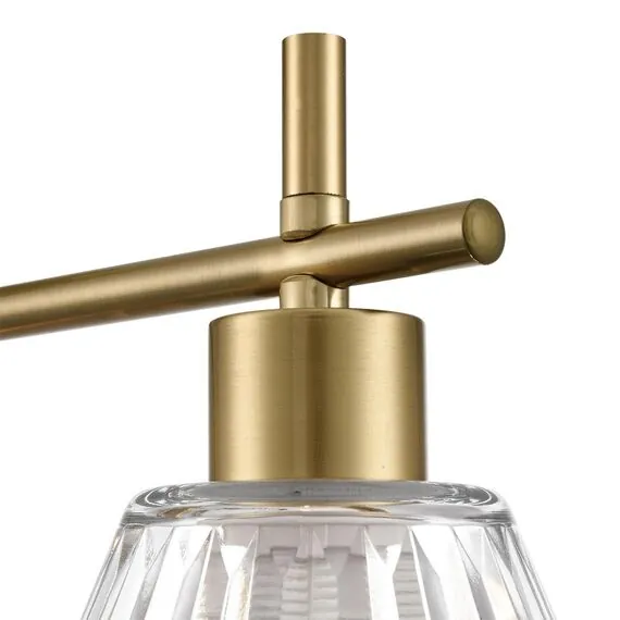 LUMION 8188/3C COMFI LN25 190 латунь/прозрачный, металл/стекло Потолочный светильник E14 3*40W 220V VIVIAN, изображение 3