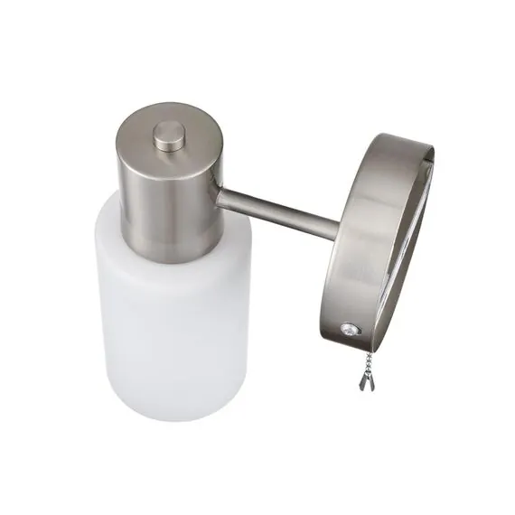 LUMION 8099/1W COMFI LN25 76 никель/белый металл/стекло Бра Е14 1*40W 220V MAVE, изображение 3