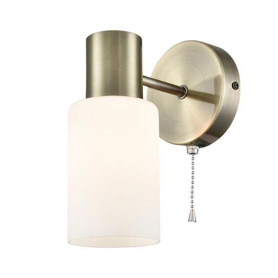 LUMION 8100/1W COMFI LN25 74 бронза/белый металл/стекло Бра Е14 1*40W 220V MAVE, изображение 5