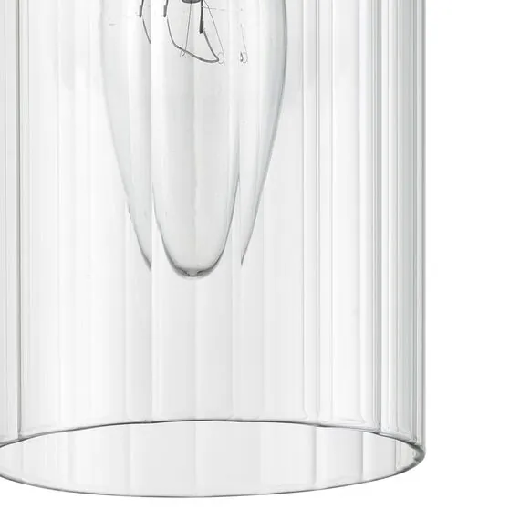 LUMION 8102/1A COMFI LN25 326 хром/прозрачный металл/металл Подвес Е14 1*40W 220V ISHA, изображение 7