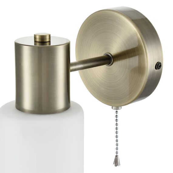 LUMION 8100/1W COMFI LN25 74 бронза/белый металл/стекло Бра Е14 1*40W 220V MAVE, изображение 8