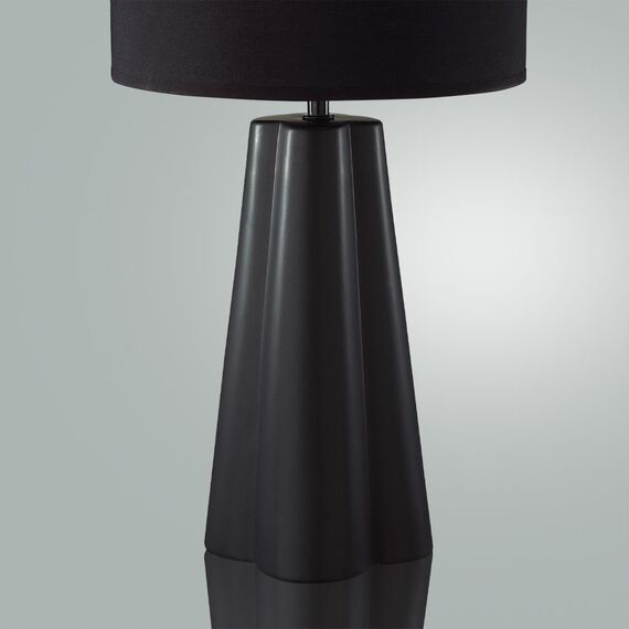 LUMION 8124/1T COMFI LN25 376 черный, керамика/текстиль Настольная лампа E27 1*60W 220V HINAMI, изображение 6