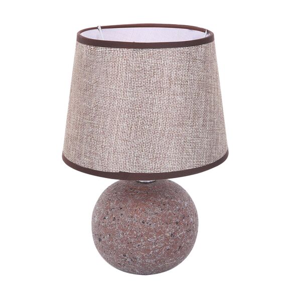 LUMION 8213/1T CLASSI LN25 000 коричневый, керамика/текстиль Настольная лампа Е27 1*60W 220V TAREKA