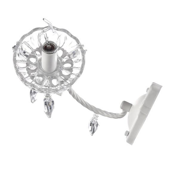 LUMION 8189/1W CLASSI LN25 23 белый металл/хрусталь Бра E14 1*40W 220V SNOW, изображение 3