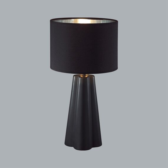 LUMION 8124/1T COMFI LN25 376 черный, керамика/текстиль Настольная лампа E27 1*60W 220V HINAMI, изображение 4