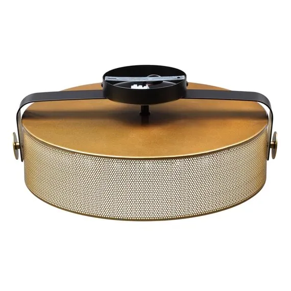 LUMION 6597/40L LEDIO LN25 158 черный, античная латунь/античная латунь металл/металл, стекло Потолочный светильник LED 40W 4000К 220V DRUMY, изображение 5