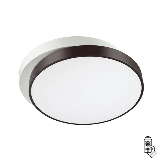 LUMION 4509/72CL LEDIO LN20 000 белый, черный Люстра потолочная диммир. с ДУ LED 72W 3000-6000К 6120Лм 220V AGATHA