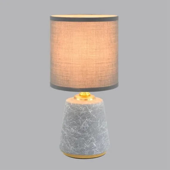 LUMION 8168/1T COUNTY LN25 000 серый, керамика/текстиль Настольная лампа E14 1*40W 220V GIATA, изображение 4