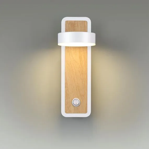 LUMION 5630/5WL LEDIO LN23 342 белый, под дерево Бра LED 5W 3000K 265Лм 220V LELAND, изображение 3